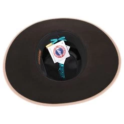 RENEGADE Cowpuncher Wool And Angora Felt Gambler Hat -ChicHeadwear Haven 416528