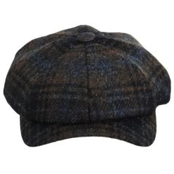 Mallalieus Tartan British Wool Newsboy Cap