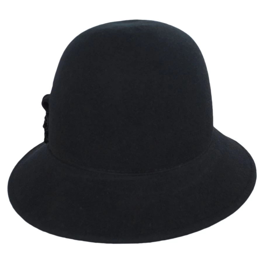 Joelle Wool Felt Cloche Hat 3 Joelle Wool Felt Cloche Hat