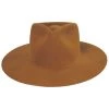 Georgia Wide Brim Wool Felt Fedora Hat
