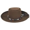 Stetson Tellus Wool Felt Gambler Hat -ChicHeadwear Haven 418482