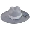 Stetson Oceanus Wide Brim Wool Felt Fedora Hat