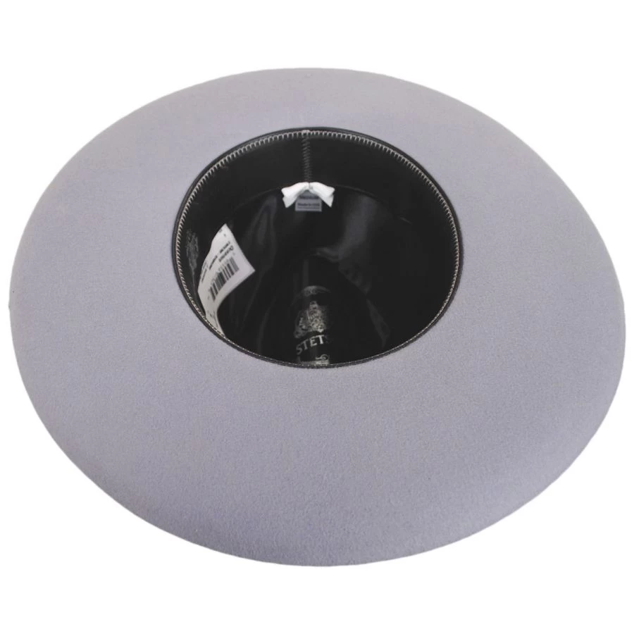 Stetson Oceanus Wide Brim Wool Felt Fedora Hat 5 Stetson Oceanus Wide Brim Wool Felt Fedora Hat - Image 3