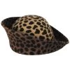 Leopard Wool Felt 6-Way Hat 1 Leopard Wool Felt 6-Way Hat -ChicHeadwear Haven 419100