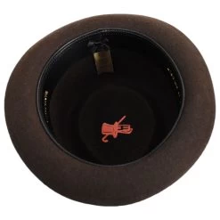 Kids' Wool Felt C-Crown Trilby Fedora Hat -ChicHeadwear Haven 419769