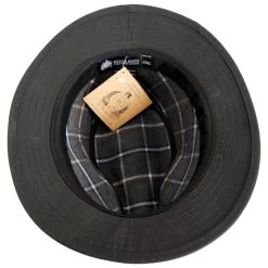 The Milford Wax Cotton Fedora Hat -ChicHeadwear Haven 419906