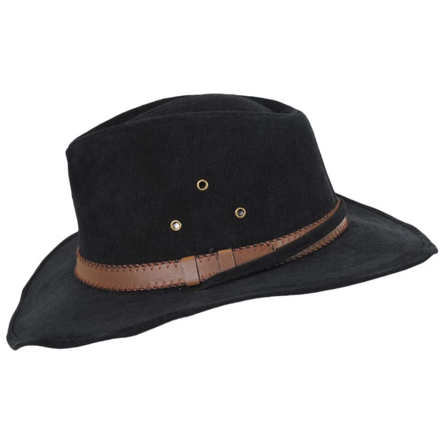 Holebrook Brushed Poly Blend Outback Hat 4 Holebrook Brushed Poly Blend Outback Hat - Image 2