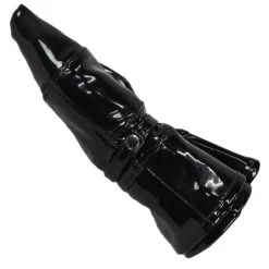 Eliane Rollable Vegan Patent Leather Bucket Hat -ChicHeadwear Haven 420767