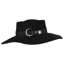 Scala Aphrodite Wool Felt Boater Hat -ChicHeadwear Haven 421593