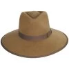 Jo Wool Felt Rancher Fedora Hat - Bronze 1 Jo Wool Felt Rancher Fedora Hat - Bronze -ChicHeadwear Haven 423035