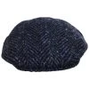 Dunmore Donegal Tweed Wool Ivy Cap -ChicHeadwear Haven 423282