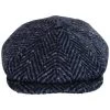 Pettigo Donegal Tweed Wool Newsboy Cap -ChicHeadwear Haven 423327