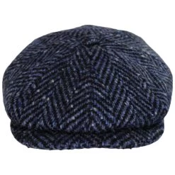 Pettigo Donegal Tweed Wool Newsboy Cap