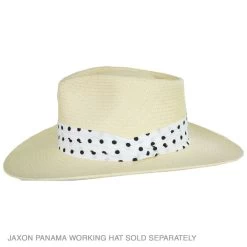Polka Dot 3-Pleat Puggaree Hat Band -ChicHeadwear Haven 423603