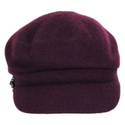 Crystal Wool Cap - Plum