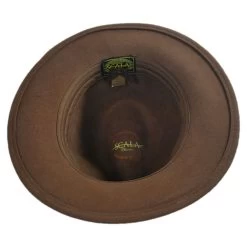 Scala Traveler Wool Felt Safari Fedora Hat -ChicHeadwear Haven 424700