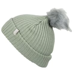 Alison Faux Fur Pom Beanie Hat