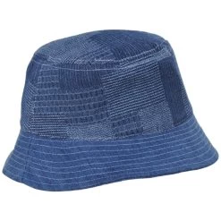 Stetson Quentin Reversible Patchwork Denim Bucket Hat
