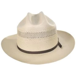 Stetson Open Road 10X Shantung Vented Straw Western Hat