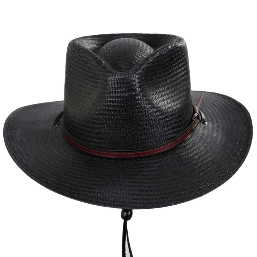 Stetson Belgrade Shantung Straw Outback Hat 3 Stetson Belgrade Shantung Straw Outback Hat