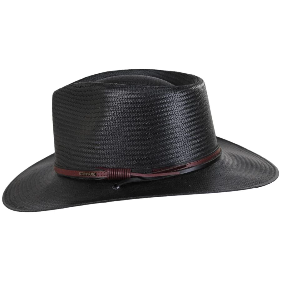 Stetson Belgrade Shantung Straw Outback Hat 4 Stetson Belgrade Shantung Straw Outback Hat - Image 2