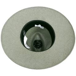 Stetson Caelus Wide Brim Shantung Straw Fedora Hat -ChicHeadwear Haven 427893