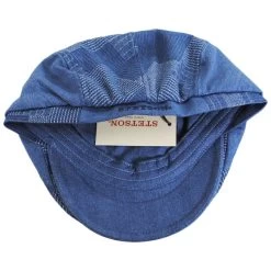 Stetson Shiloh Patchwork Denim Cotton Ivy Cap -ChicHeadwear Haven 427986