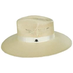 CHARLIE 1 HORSE Mexico Shore Toyo Straw Fedora Hat -ChicHeadwear Haven 428034