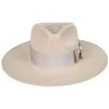 Stetson Atacama Shantung Straw Fedora Hat - Silverbelly -ChicHeadwear Haven 428067