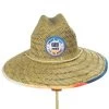 Sun Burst Rush Straw Lifeguard Hat 1 Sun Burst Rush Straw Lifeguard Hat -ChicHeadwear Haven 428376