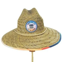 Sun Burst Rush Straw Lifeguard Hat