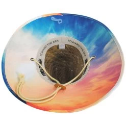 Sun Burst Rush Straw Lifeguard Hat -ChicHeadwear Haven 428382