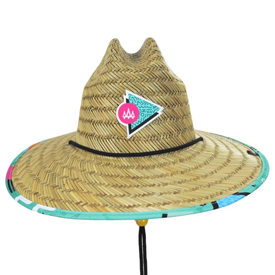 Youth Bel Air Straw Lifeguard Hat 3 Youth Bel Air Straw Lifeguard Hat