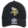'47 BRAND Minnesota Vikings NFL Clean Up Strapback Baseball Cap Dad Hat -ChicHeadwear Haven 429236