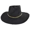 Monte Carlo Toyo Straw Rancher Hat - Black -ChicHeadwear Haven 429695
