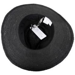 Monte Carlo Toyo Straw Rancher Hat - Black -ChicHeadwear Haven 429701