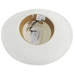 Dove Toyo Straw Fedora Hat -ChicHeadwear Haven 430524