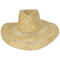 Cool Thru Raffia Straw Fedora Hat