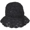 Boho Crochet Toyo Straw Bucket Hat 1 Boho Crochet Toyo Straw Bucket Hat -ChicHeadwear Haven 430890