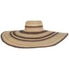 Milan Striped Wide Brim Wheat Straw Sun Hat 2 Milan Striped Wide Brim Wheat Straw Sun Hat -ChicHeadwear Haven 430934