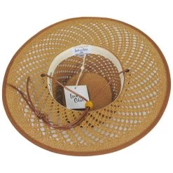 Cesa Open Weave Toyo Straw Boater Hat -ChicHeadwear Haven 431616