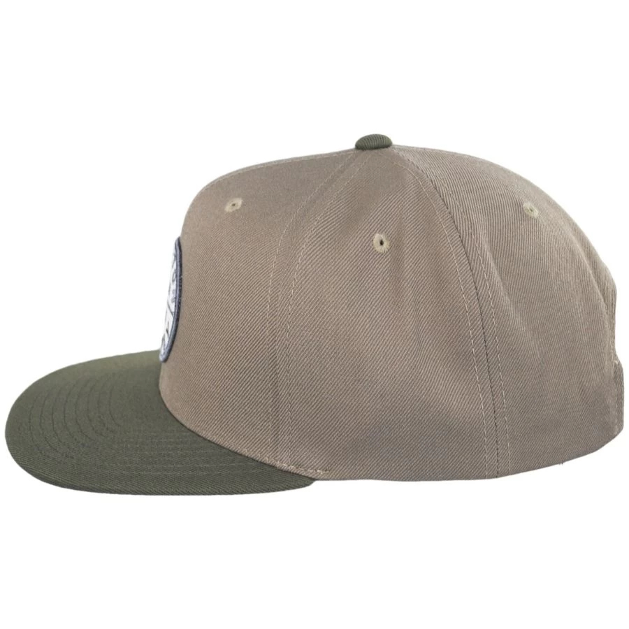 Oath III Snapback Baseball Cap - Taupe 4 Oath III Snapback Baseball Cap - Taupe - Image 2