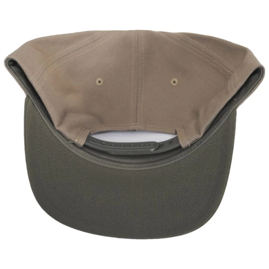 Oath III Snapback Baseball Cap - Taupe 5 Oath III Snapback Baseball Cap - Taupe - Image 3