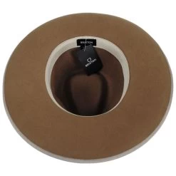 Reno Wool Felt Fedora Hat - Bronze -ChicHeadwear Haven 433271