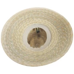 Gambler Palm Straw Lampshade Hat -ChicHeadwear Haven 436430