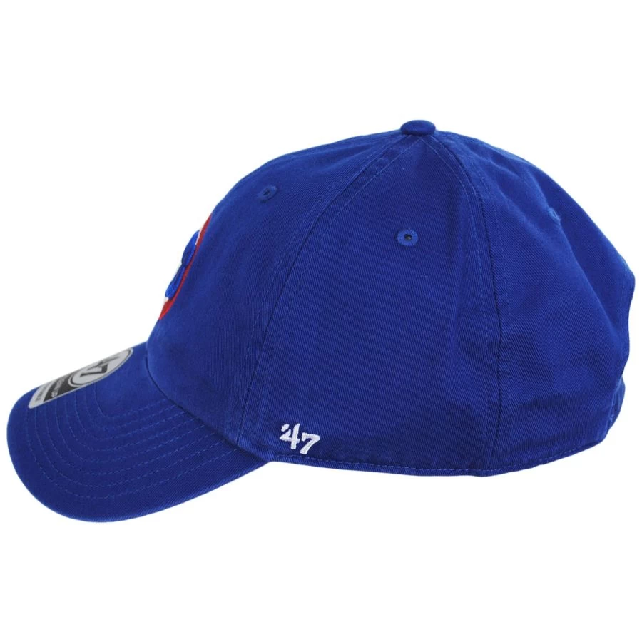 '47 BRAND Chicago Cubs MLB Cooperstown Clean Up Strapback Baseball Cap Dad Hat 4 '47 BRAND Chicago Cubs MLB Cooperstown Clean Up Strapback Baseball Cap Dad Hat - Image 2