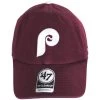 '47 BRAND Philadelphia Phillies MLB Clean Up Strapback Baseball Cap Dad Hat