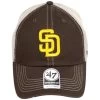 '47 BRAND San Diego Padres Trawler 47 Mesh Clean Up Snapback Baseball Cap