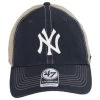 '47 BRAND New York Yankees Trawler 47 Mesh Clean Up Snapback Baseball Cap 2 '47 BRAND New York Yankees Trawler 47 Mesh Clean Up Snapback Baseball Cap -ChicHeadwear Haven 436751