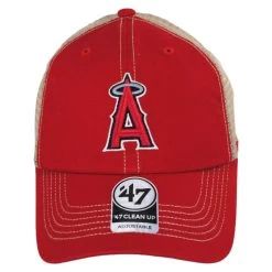 '47 BRAND Los Angels Angels Trawler 47 Mesh Clean Up Snapback Baseball Cap